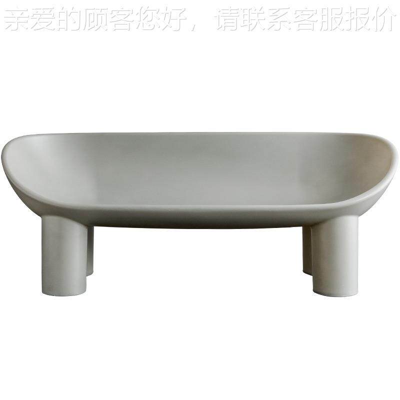 椅象腿长椅子人 北欧计师家具休闲懒单人沙发ins网设红椅多人位椅