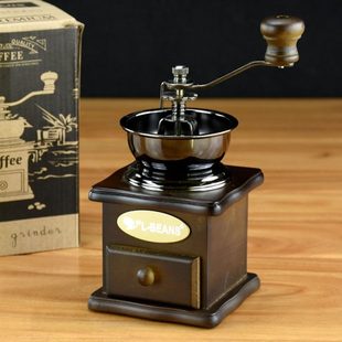 咖啡豆研磨机手动磨豆 器手工磨粉研磨器家用咖啡壶手摇磨豆机