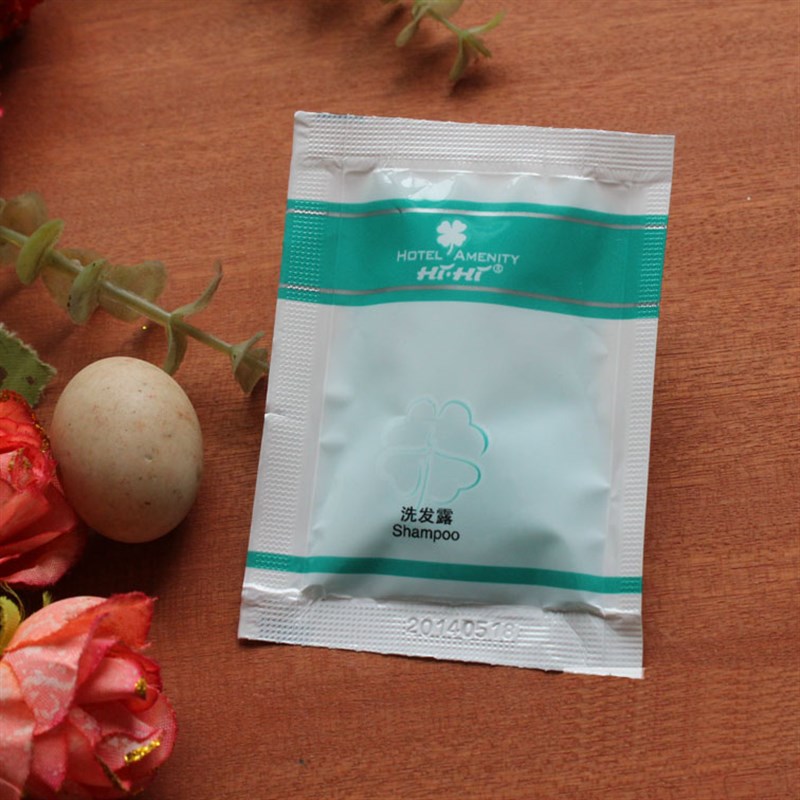HiHi一次性宾馆用品8ml沐浴露洗发水酒店客房厂家批包邮