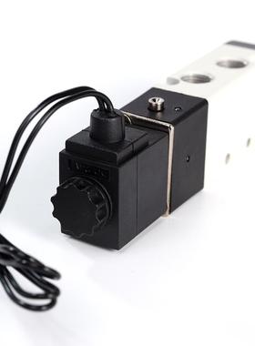 4V110-06电磁阀二位五通气阀电控阀AMSI气动气缸换向阀控制阀推拉