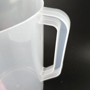 2500/5000ml毫升带刻度带盖子塑料量杯奶茶厨房专用冷热水壶烧杯