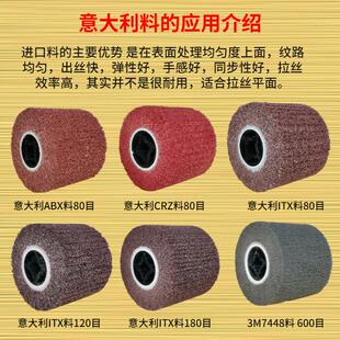 拉丝轮不锈钢专用铜铝拉丝尼龙抛光轮胜铠百洁布纤维轮拉丝机轮