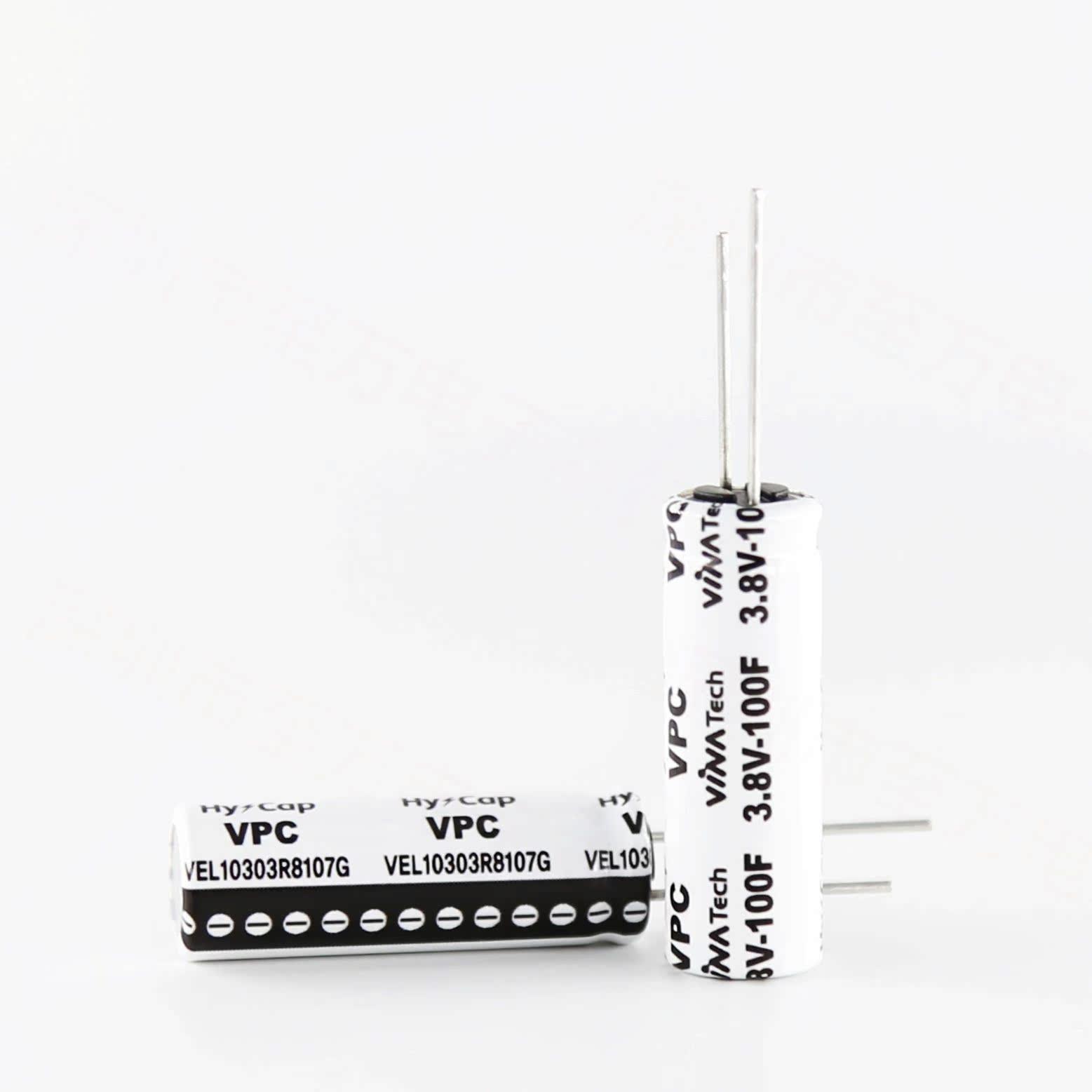 VEL10303R8107G 3.8V 100F 10 X 30 VPC超级电容50F/3.8V 0825