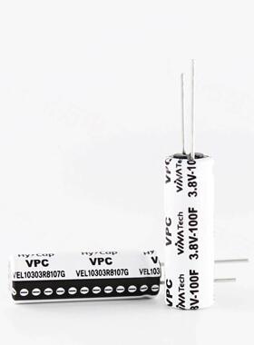 VEL10303R8107G 3.8V 100F 10 X 30 VPC超级电容50F/3.8V 0825