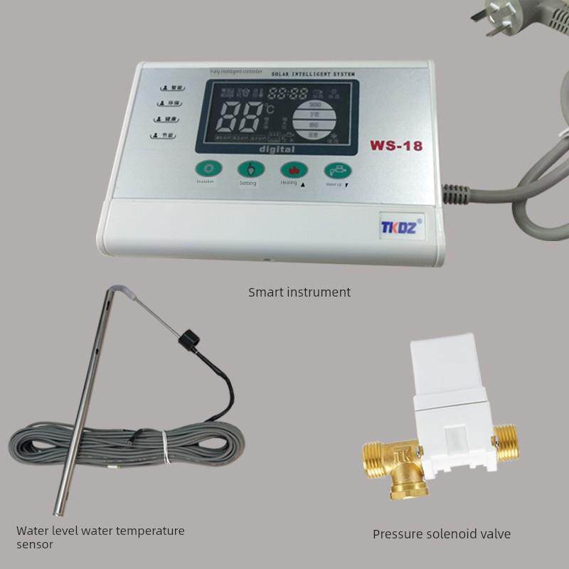 太阳能热水器智能控制仪WS-18通用款恒温控制面板电磁阀配件大全