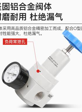 高压调压阀QTYH-08/15/20/25/32/50/QSLH/QFRH空压机减压阀过滤器
