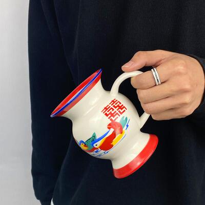 网红式痰盂水杯痰罐网红夜壶茶杯个性陶瓷杯子稀奇古怪咖啡杯水杯
