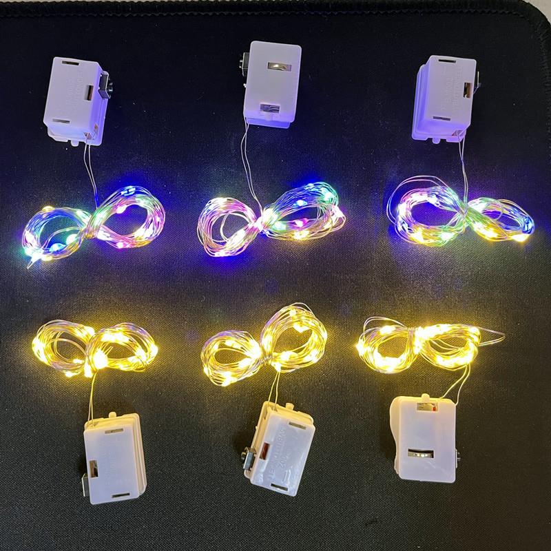 发光灯珠纽扣电池七彩灯闪光氛围灯带花束灯笼灯芯led小灯串装饰