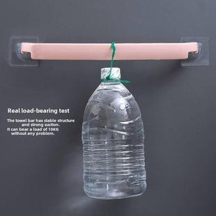 浴室毛巾架毛巾储物架免打孔壁挂式 架浴室架 储物架厕所胶粘拖鞋