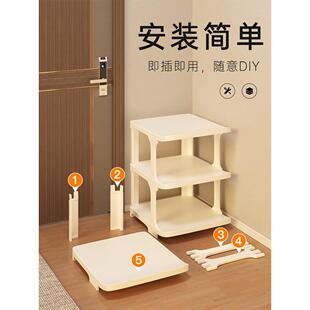 窄小门口简易鞋 柜省空间分层客厅家用置物架收纳神器 架多层宿舍鞋