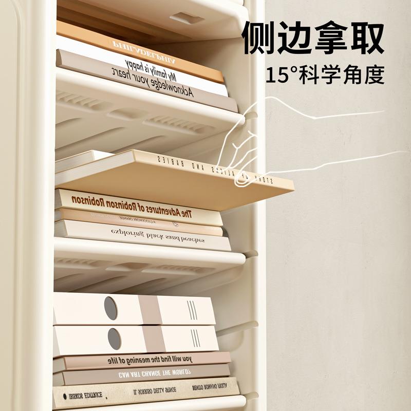儿童书架稳固落地置物架可移动书本收纳架简易书房收纳神器储物架