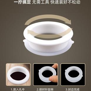 橱柜子开孔封边圈50打75孔装饰盖木板洞口装饰桌面穿线孔盖保护圈