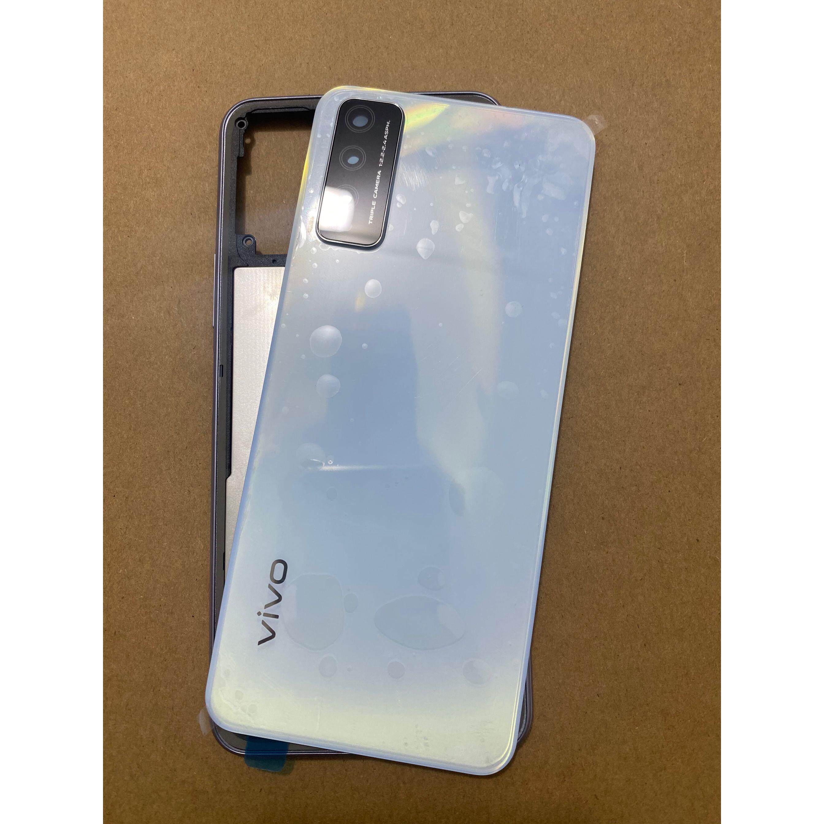 适用vivo Y30电池盖全新手机原装后盖前壳中框卡托开机音量键按键