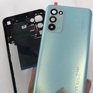 适用OP reno5原装后盖reno5K后壳中框前框屏框RENO5pro原装后盖壳