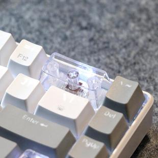 透明透光OEM键帽R1R2R3R4上下左右方向大小个性键帽十字轴可装