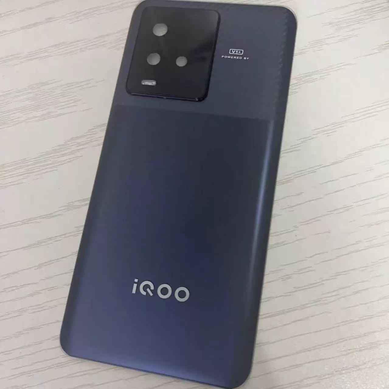 适用IQoo10手机后盖玻璃iqoo10后壳AG磨砂玻璃手机外壳全新电池盖