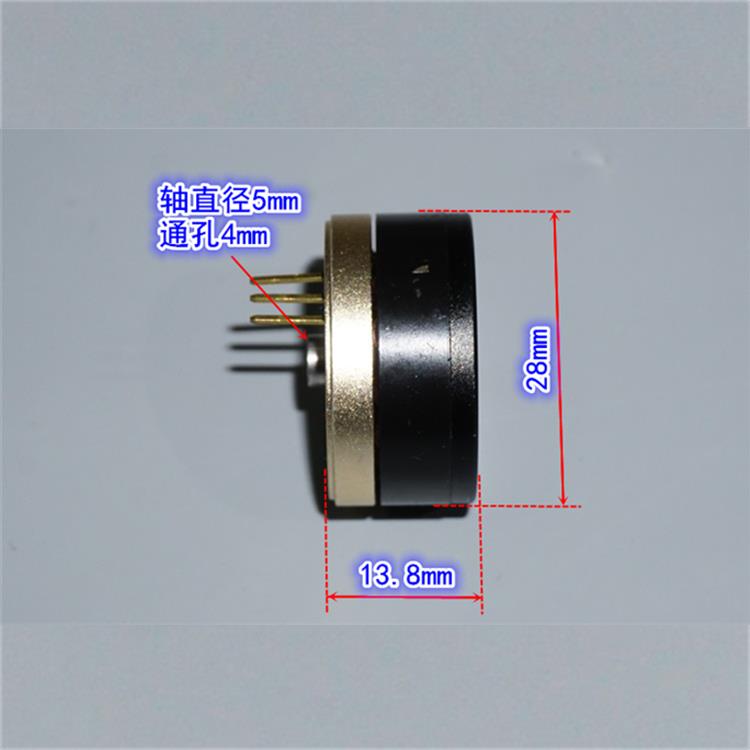 28mm钕强磁外转子云台无刷电机 330KV2204三相无刷带限位云台电机