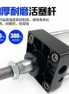 气动SC标准小型气缸32X40X50X63X80X100X125X160*25*175*800*1000