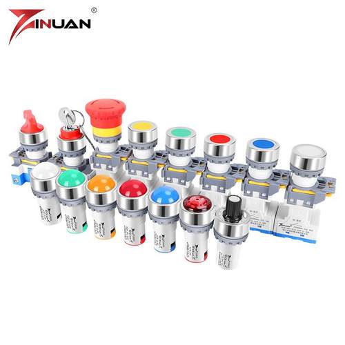 JS8055S防爆防尘电位器单圈调速器多联1k5k10k变频器电阻开孔22mm