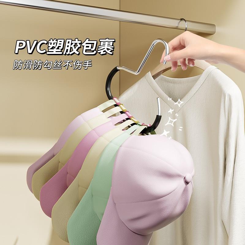 帽子收纳神器挂钩家用宿舍衣柜防滑衣架围巾丝巾领带多功能收纳架