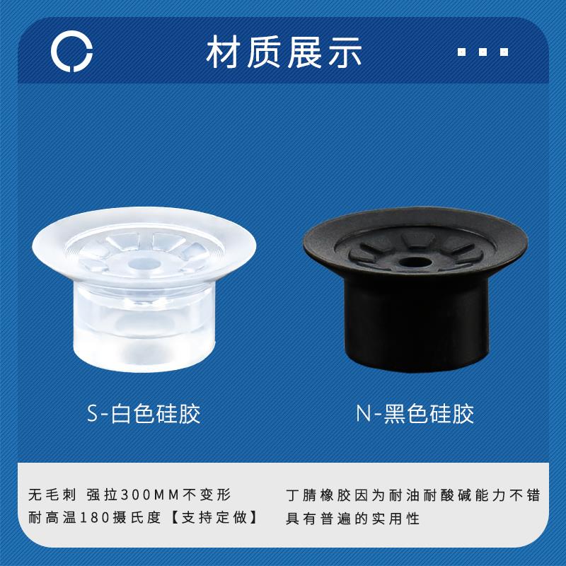 真空吸盘ZP3-04/06/10UMS系列平行带肋ZP3-10UMU聚氨酯耐腐蚀氟胶