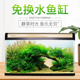 闽江鱼缸客厅长方形家用玻璃生态水族箱免换水热弯小型鱼缸带底柜