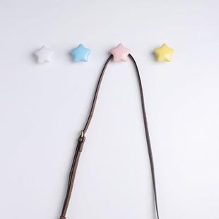 新款亮光星星衣柜外侧面挂钩免打孔高级感创意强力粘钩单个挂衣柜