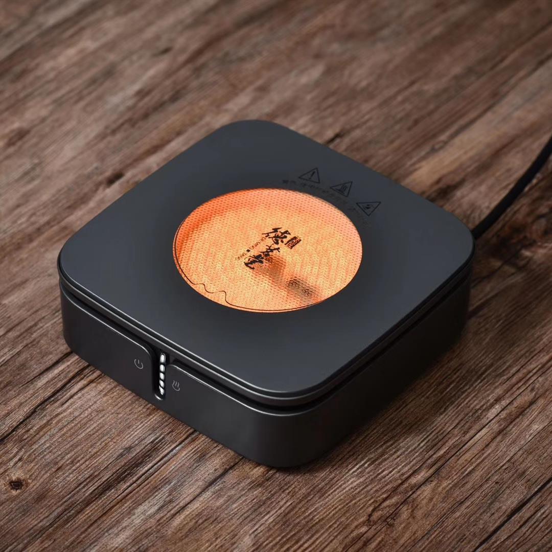 德茗堂猫眼二代电陶炉家用迷你小型烧水煮茶炉白茶黑茶普洱煮茶器