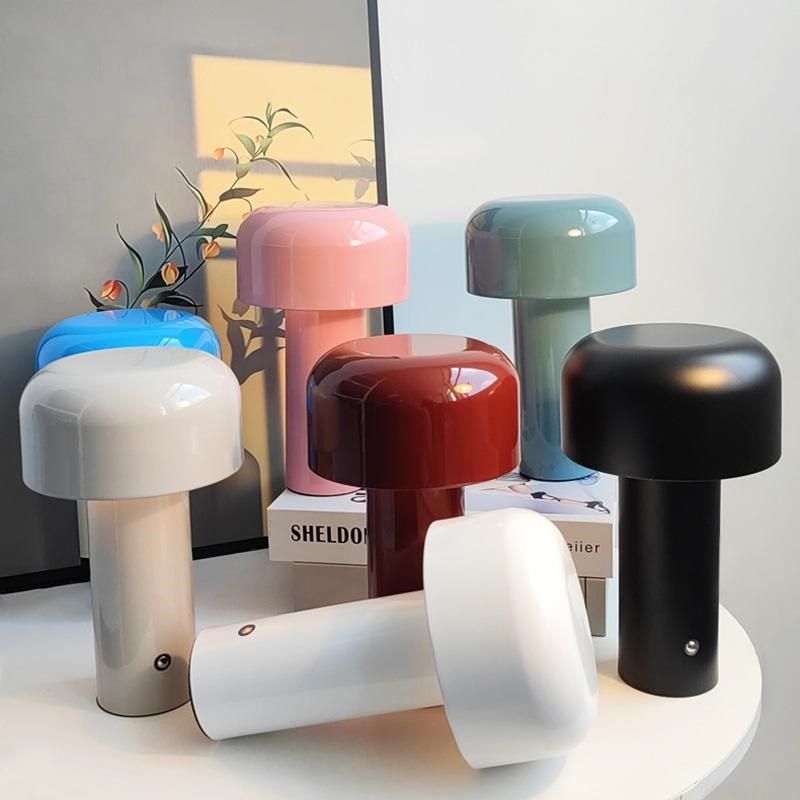 创意蘑菇USB充电式触摸LED装饰台灯酒吧清吧咖啡厅桌灯卧室床头灯,家装灯饰光源,装饰台灯,淘宝优惠券,粉丝福利购,淘宝优惠卷