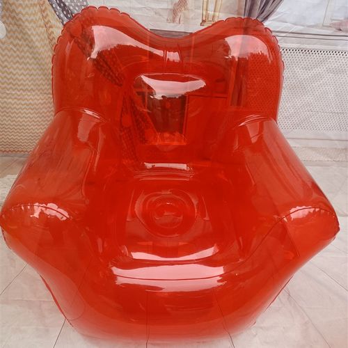 时尚充气糖果色小沙发沙发小户型型客厅气动单人空气爱心便携式小