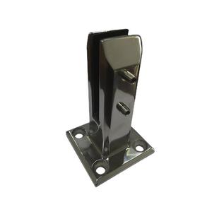 方型泳池玻璃夹不锈钢护栏玻璃夹泳池不锈钢脚落地玻璃夹