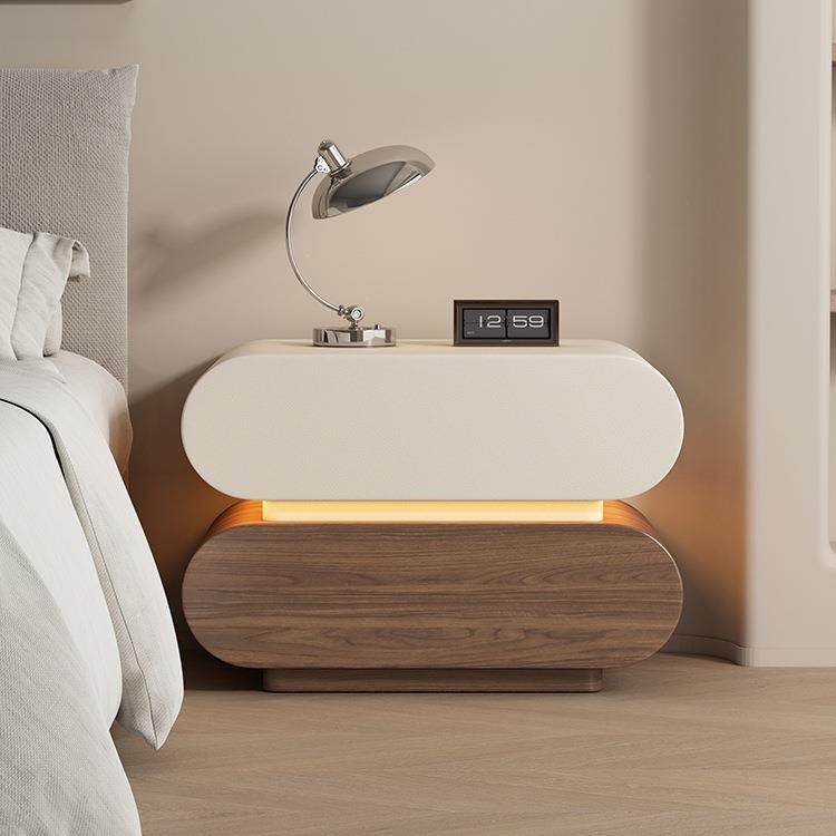 免安装大尺寸实木床头柜意式极简奶油风简约现代中古风卧室落地柜,五金/工具,其他电线电缆,淘宝优惠券,粉丝福利购,淘宝优惠卷