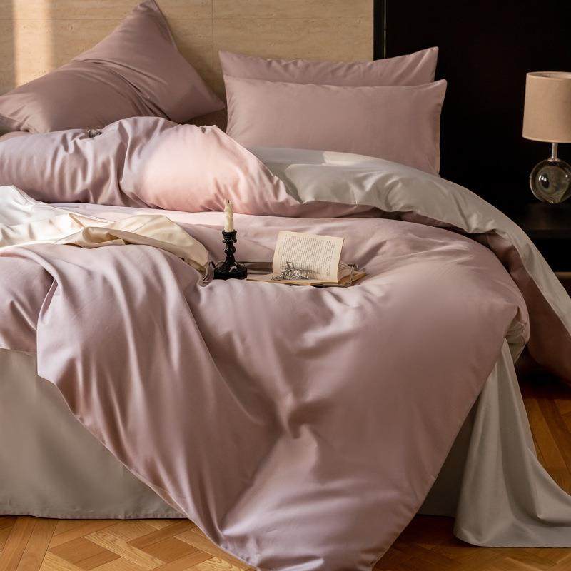 A类母婴级100支长绒棉全棉四件套纯棉床单被套床笠款秋冬床上用品