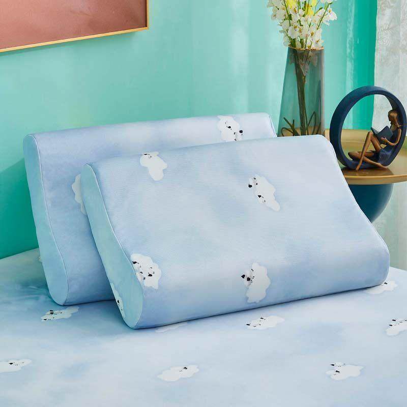 夏季天丝竹纤维凉席泰国乳胶枕套定制 50x30/60x40记忆枕头套定做