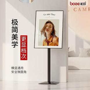 美发价目表展示牌理髲店开 业活动POP展示架落地式招牌促销广告牌