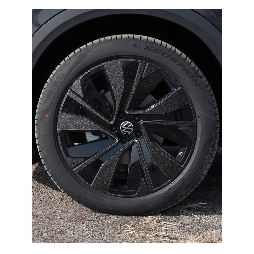 适用大众揽境改装轮毂贴纸21寸车贴纸划痕遮盖装饰个性贴防水反光