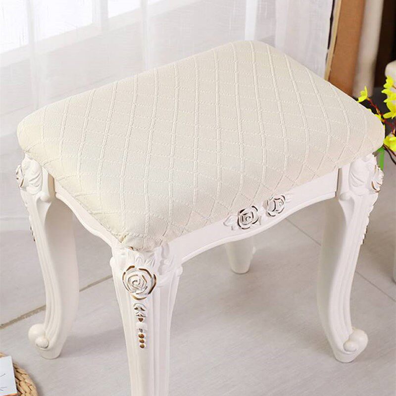 通用长方形小板凳套简约梳妆台美甲古筝坐垫面椅子套矮木凳子套罩