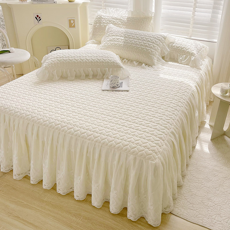 公主风床裙款乳胶凉席三件套可水洗夏天冰丝凉席空调席夏季软席子,床上用品,乳胶席,淘宝优惠券,粉丝福利购,淘宝优惠卷