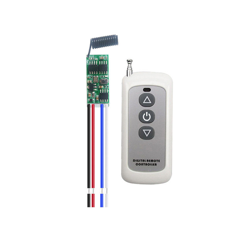 微型无线遥控正反转停止模块3V5V12V直流马达无线遥控开关小模块