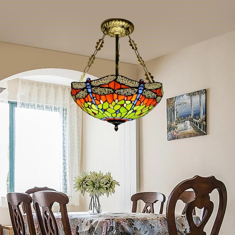 华豪艺术玻璃客厅卧室餐厅别墅酒吧地中海巴洛克过道欧式反吊灯具,家装灯饰光源,客厅吊灯,淘宝优惠券,粉丝福利购,淘宝优惠卷