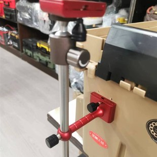 万众齐筏探鱼器支架配件明探鱼器探头固定夹架钓箱支架