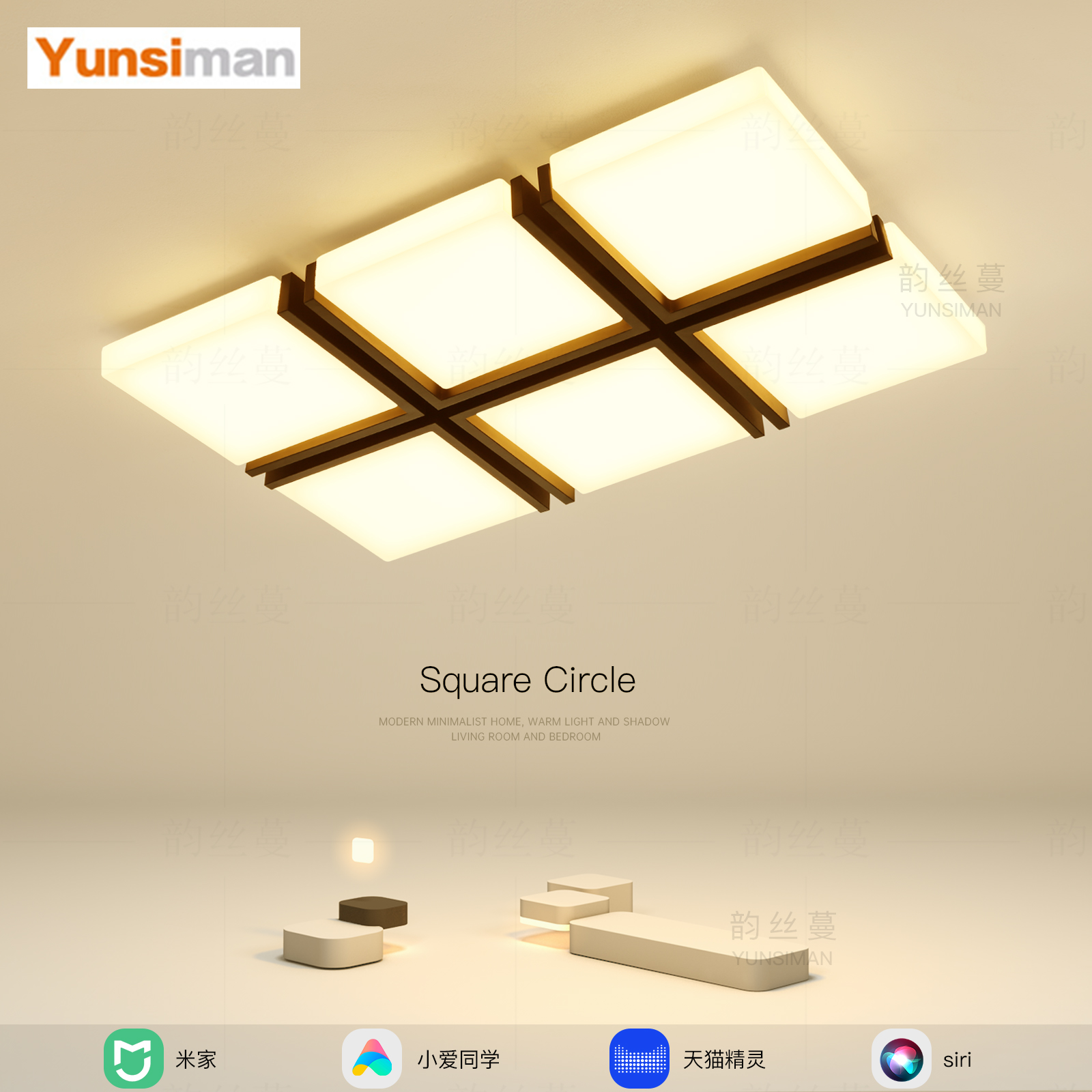 客厅灯大气简约现代led吸顶灯主卧室灯全光谱餐厅书房灯中山灯具