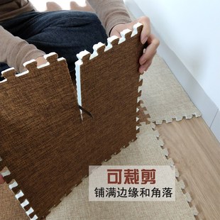 床边泡沫拼接垫子地垫卧室地毯客厅地板垫房间大面积全铺家用防摔