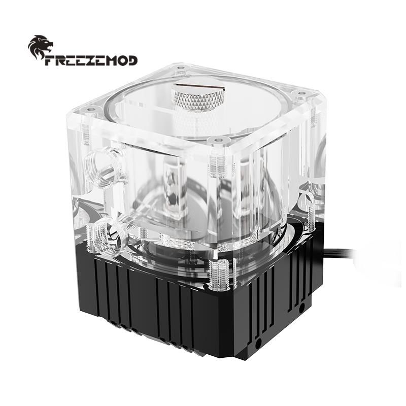 FREEZEMOD电脑水冷PUB-M4YT一体式水泵水箱总高7CM带消泡器