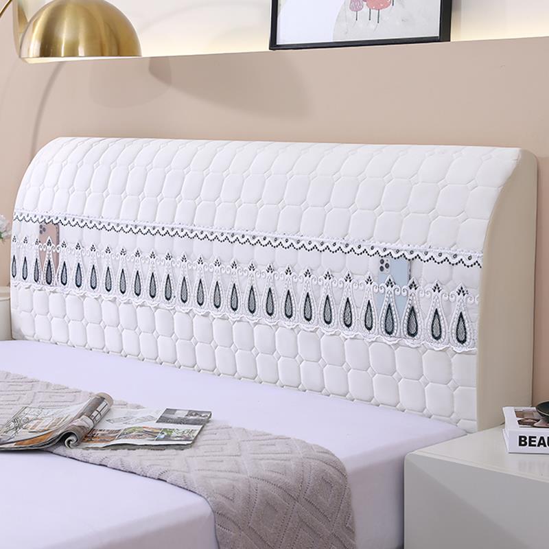 新款全包床头套罩靠背木板床软包高级感加厚高档万能通用保护套罩