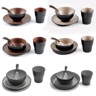 三聚氰胺餐桌四件套商业覆古餐厅酒店火锅烧烤餐厅加厚耐摔餐桌套