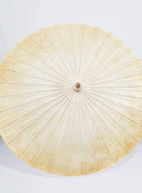 非遗纯手工桐油纸伞防雨防晒实用覆古风汉服舞蹈道具拍照黄色韶华