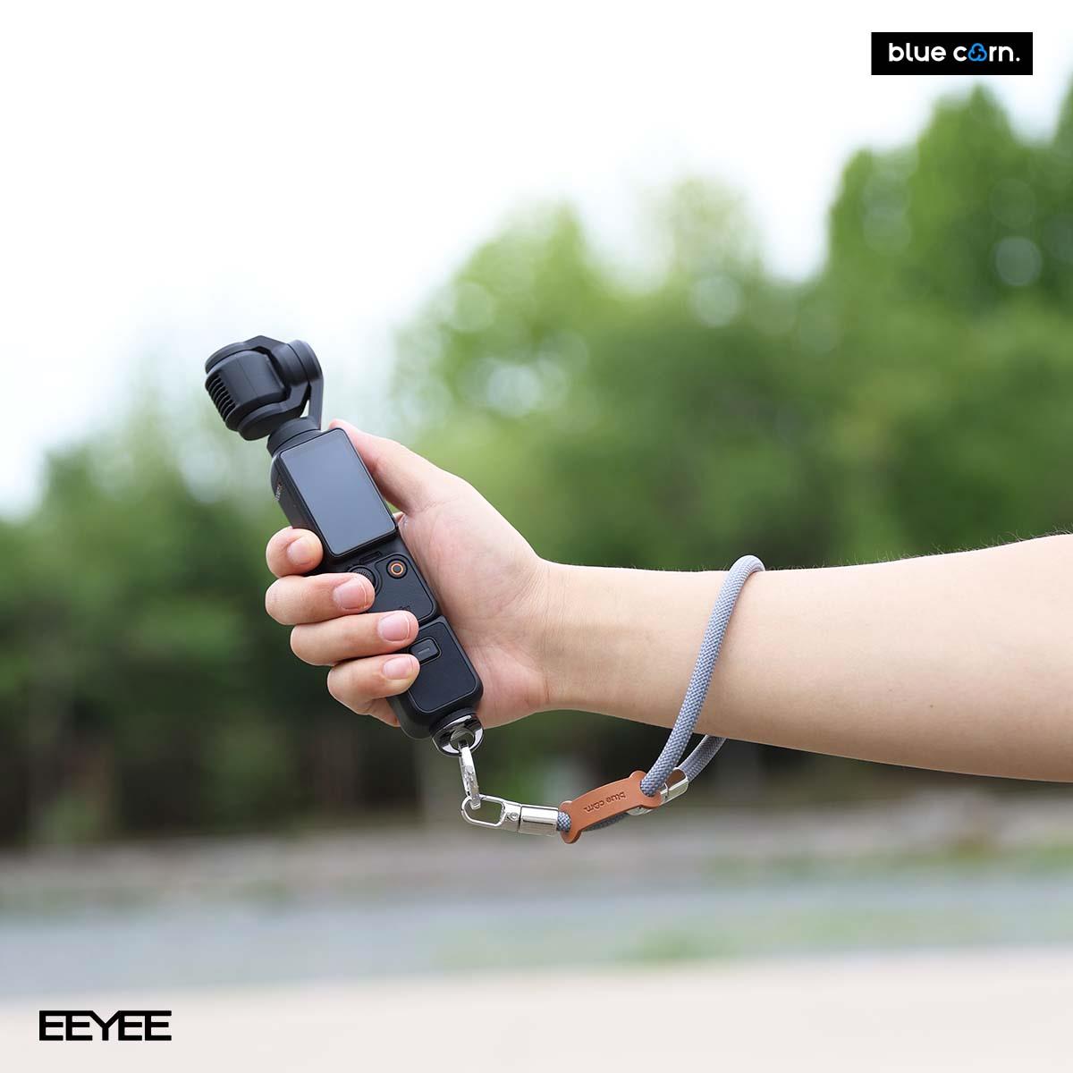 bluecorn 7mm可调节腕带挂绳适用于大疆pocket3运动相机挂绳配件