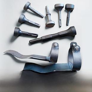 电动合缝机锤头风管合缝电锤锤头配件电锤挡板通风管道制作工具