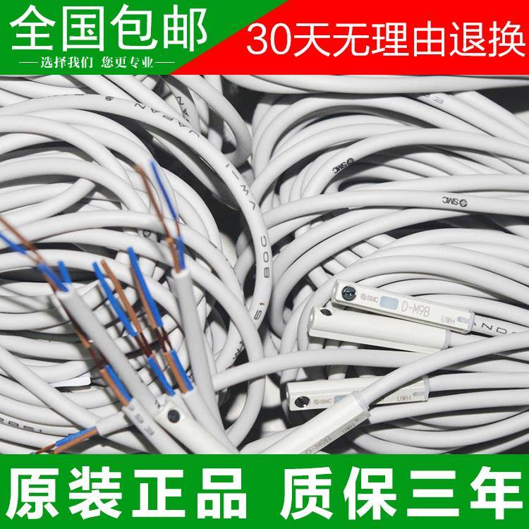 全新SMC磁性开关3C-D-A93-Z73-C73-M9B F8N P L气缸磁簧感应线M9N